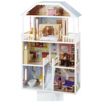 Casuta de papusi din lemn Savannah Dollhouse KidKraft 4 nivele Casuta de papusi din lemn Savannah Dollhouse KidKraft 4 nivele